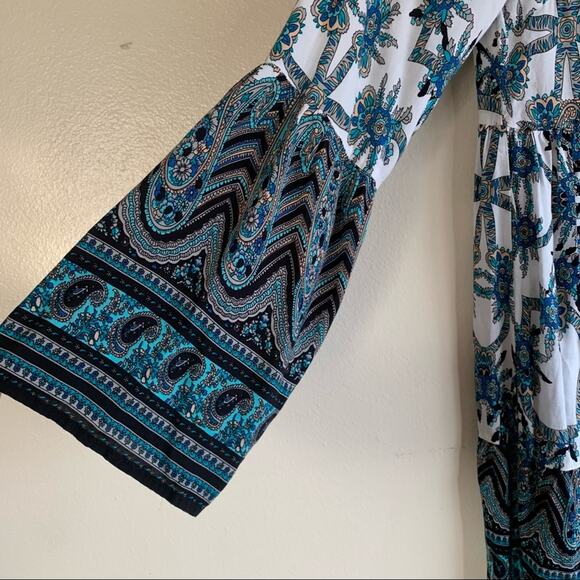 Honolua Wahine Boutique Floral Boho Dress Size Small - Picture 3 of 5